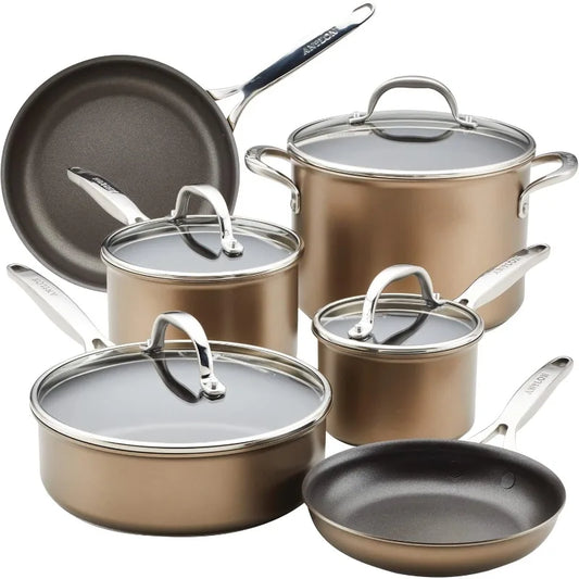 Ascend Hard Anodized Nonstick Cookware/Pots and Pans Set