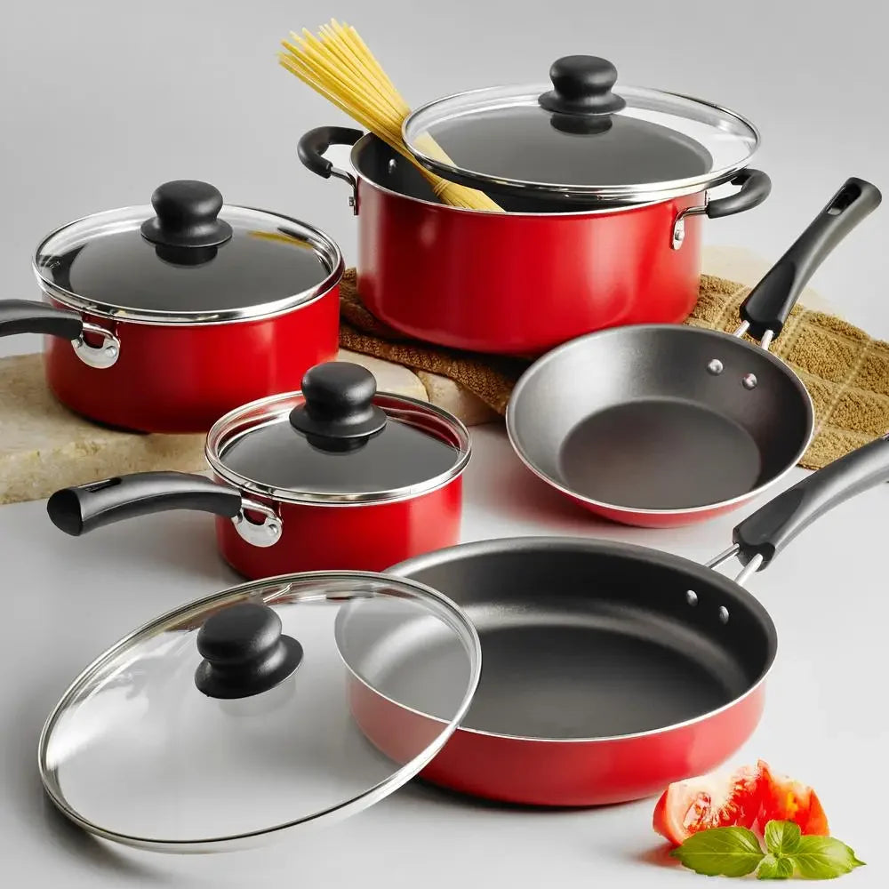 Tramontina  Non-Stick Cookware Set Red