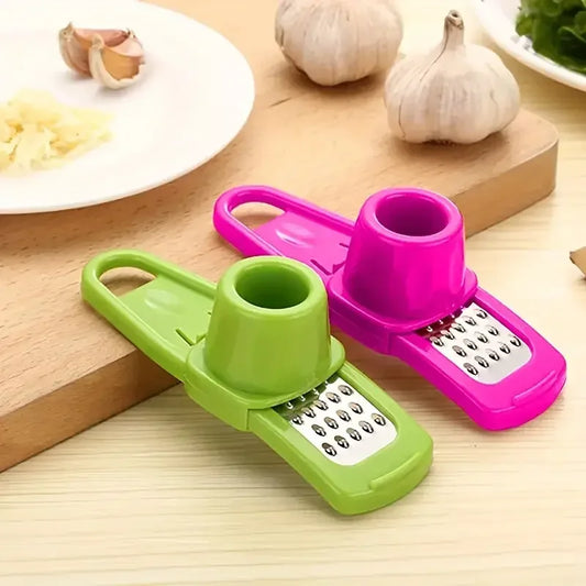 1pc Multi-functional Garlic Crusher Grinder Manual Ginger Garlic Cutter Garlic Peeler Press Ginger Grinders Press Kitchen Tools