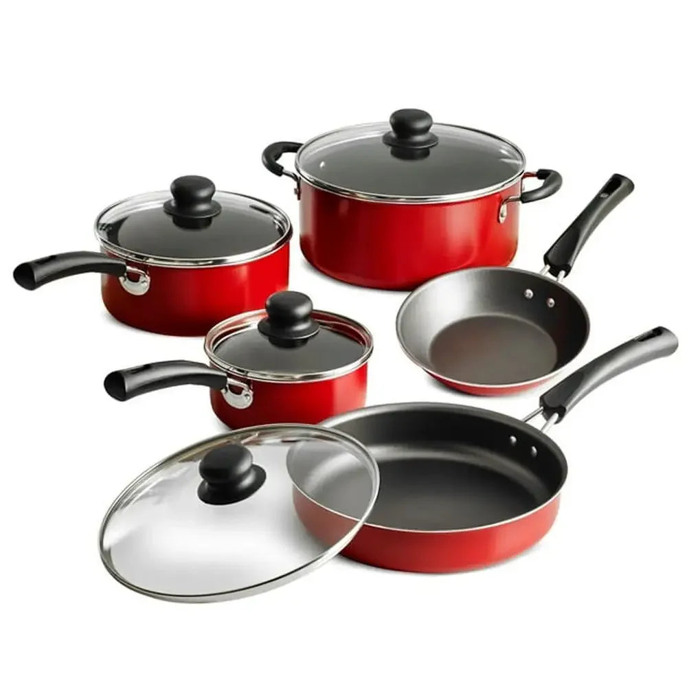 Tramontina  Non-Stick Cookware Set Red