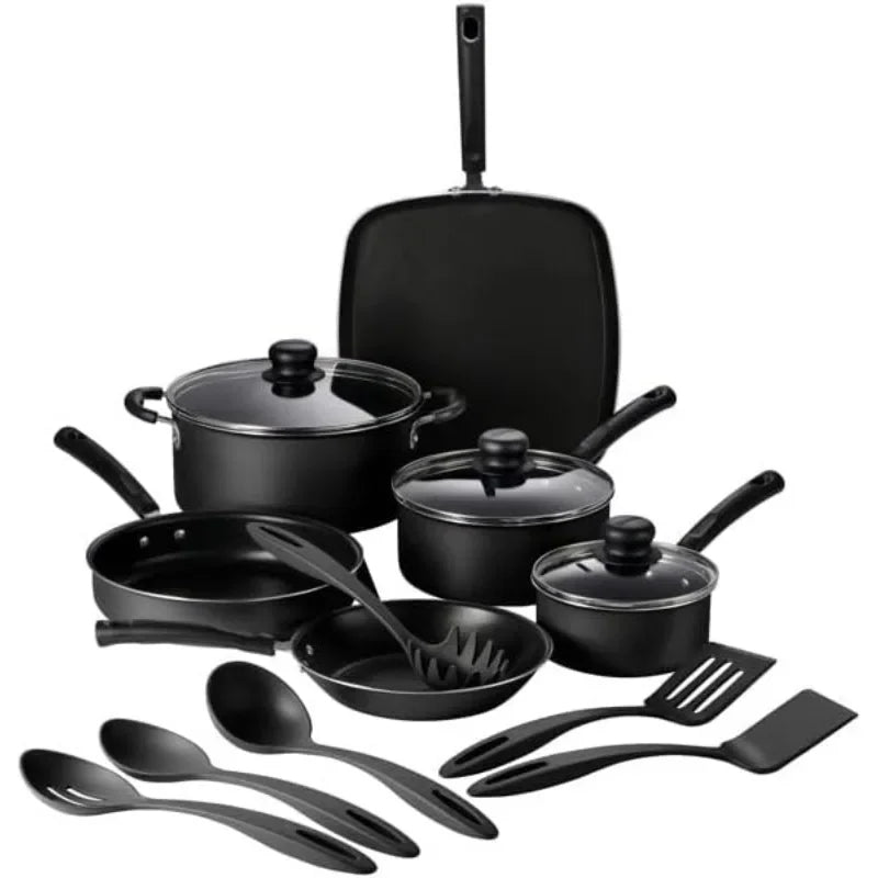 Tramontina Aluminum Nonstick Cookware Set with Utensils